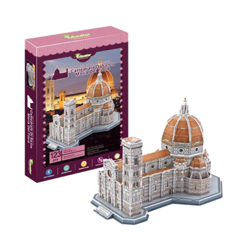 123PCS Educación increíble 3D Florence Cathedral Puzzle Toy (10222824)